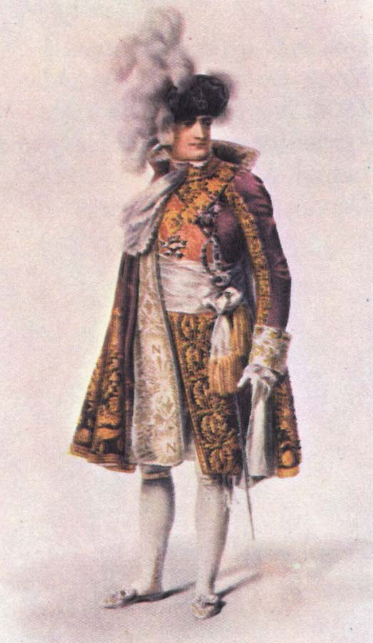napoleon i sin kroningsdrakt